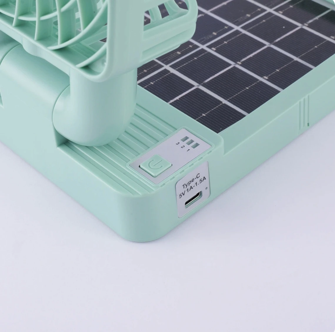 Super Mini Ventilateur Solaire – Pliant 