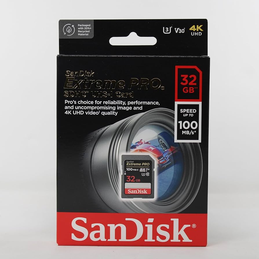 CARTE MEMOIRE SANDISK 32GB  EXTREME PRO SDHC UHS-I