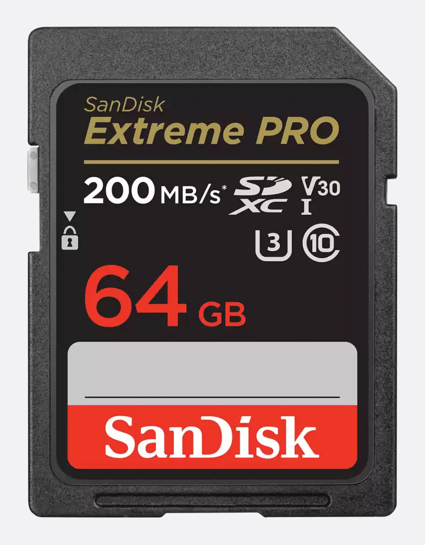 CARTE MEMOIRE SANDISK 64GB EXTREME PRO  SDXC UHS-I
