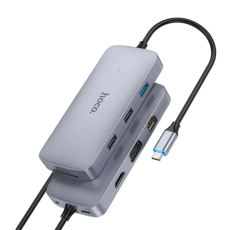 HUB USB-C PD100W 10 IN 1 HB33 DE HOCCO 