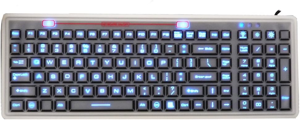 Clavier sans fil lumineux 