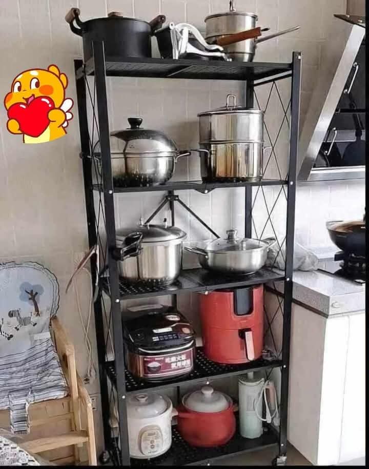 étagére de rangement pliable T1 avec roulette