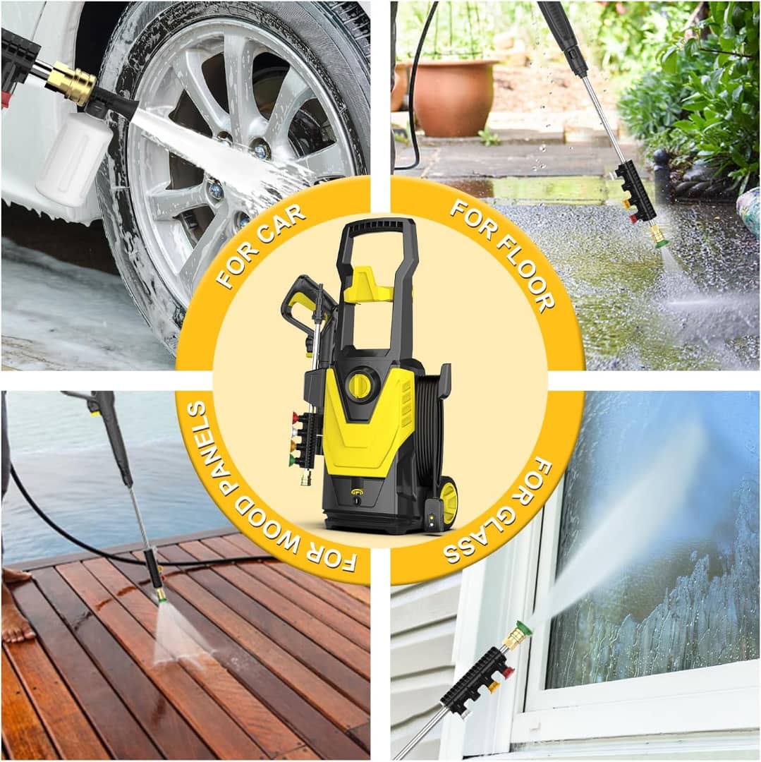 Decktool Nettoyeur Haute Pression Électrique