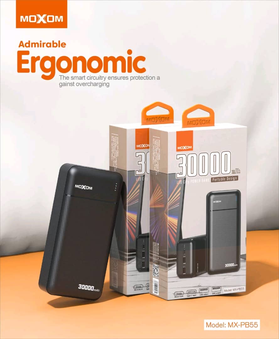 Power Bank 30000 mAh MOXOM MX-PB55